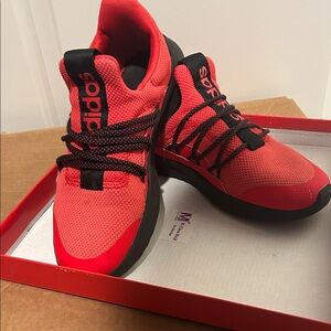 Adidas Dynamic Red and Black Trainers